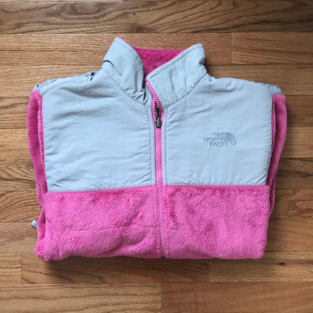 North Face Pink Fleece Jacket
